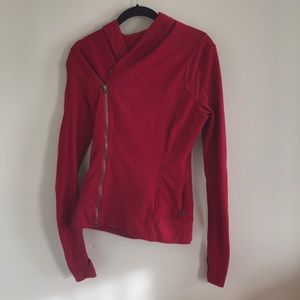 Red Lululemon side zip